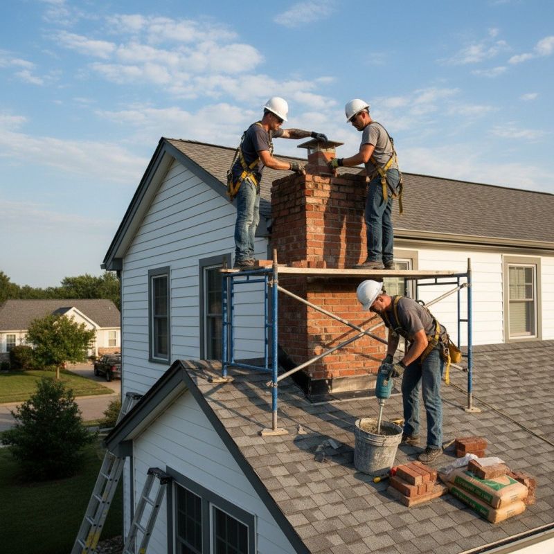Local Chimney Repair pros at work