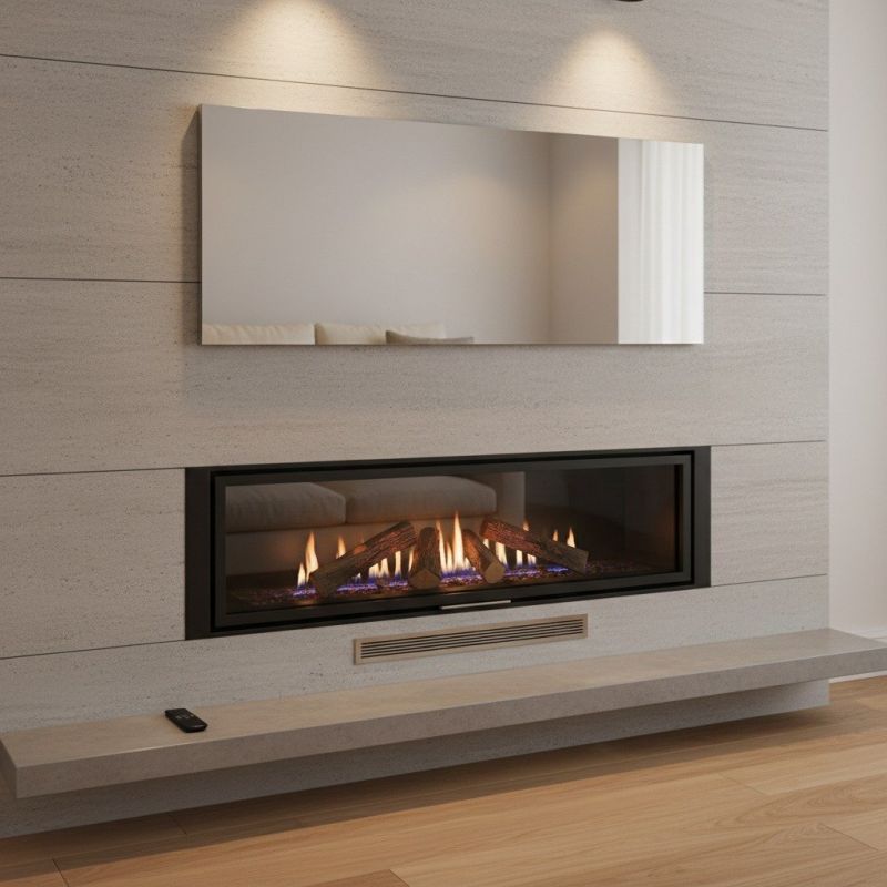 Gas Logs Installation detail